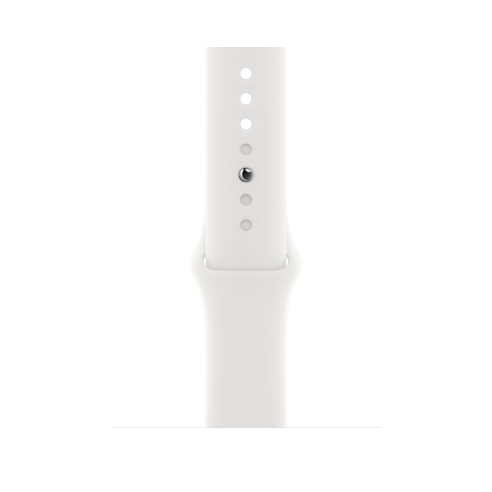 Image of Apple 45mm White Sport Band