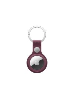 AirTag FineWoven Key Ring - Mulberry