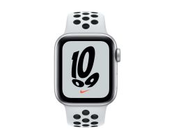 Apple Watch Nike SE in Silver with Platinum/Black Nike Band