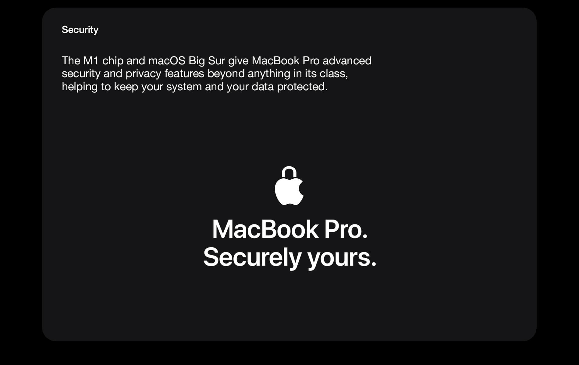 MacBook Pro. All systems Pro.