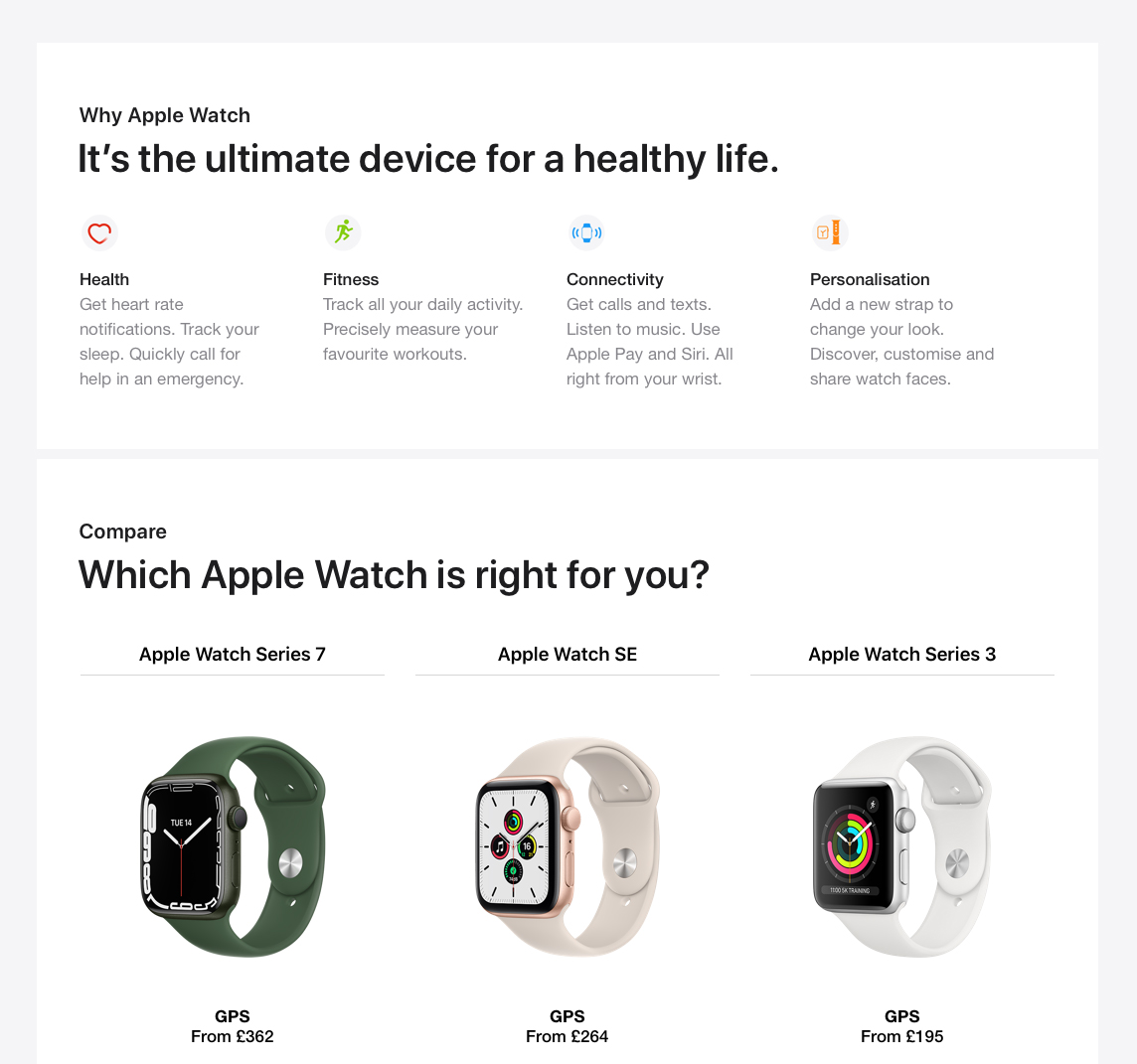 Apple Watch Series 7. Full screen ahead.
