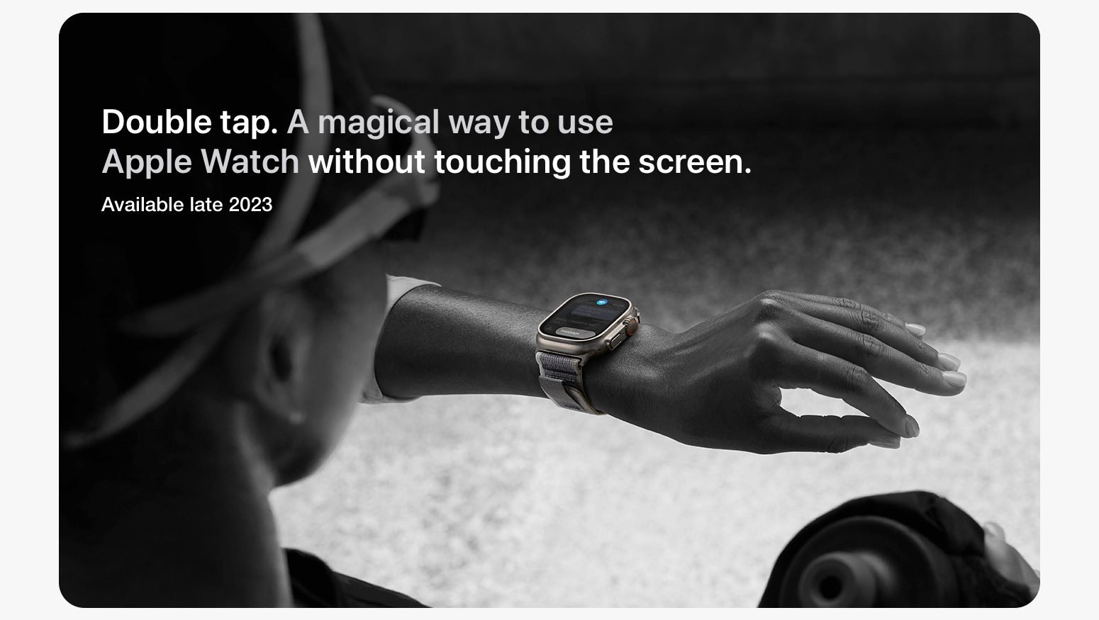 Apple Watch Ultra 2. Next-level adventure.