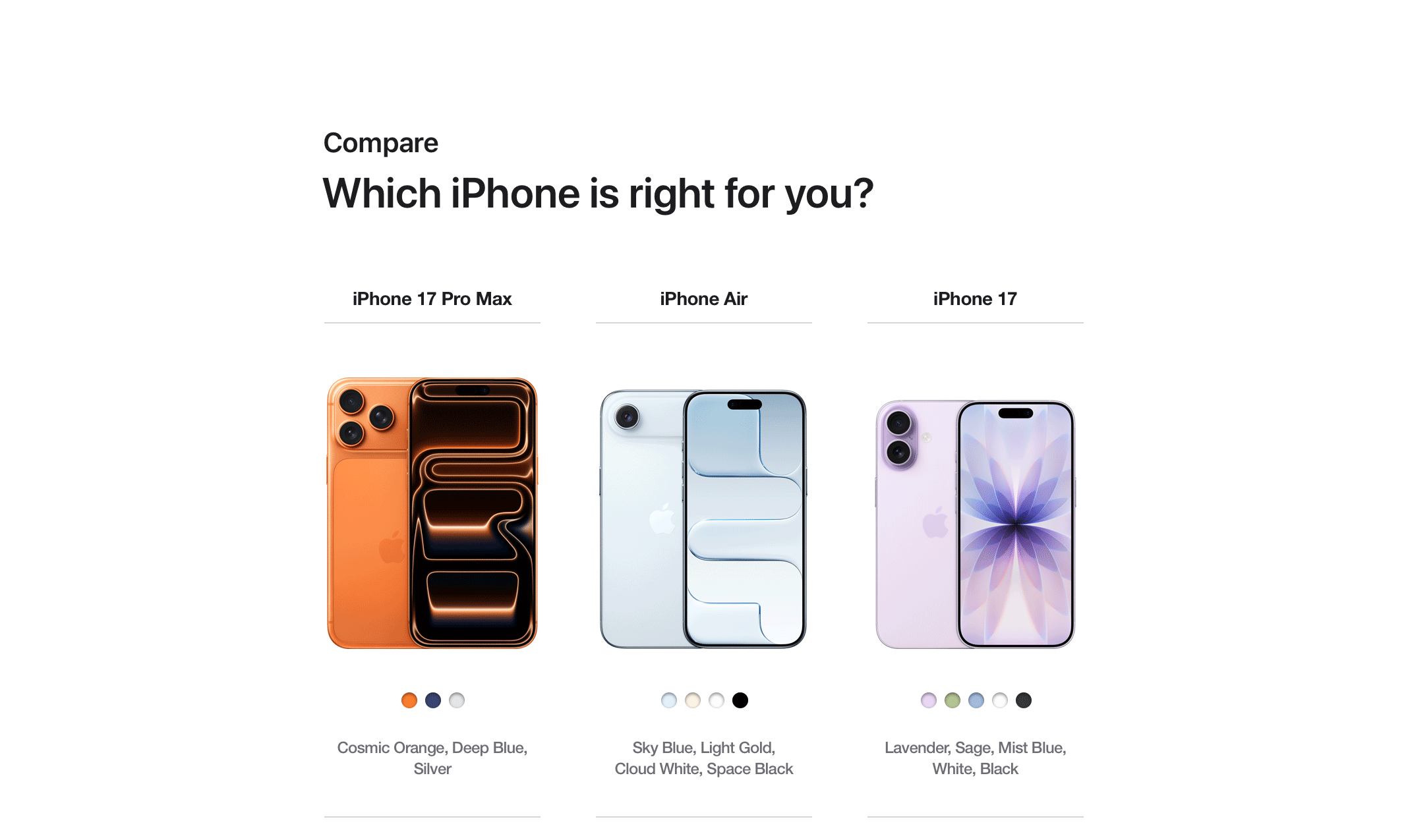 iPhone 17