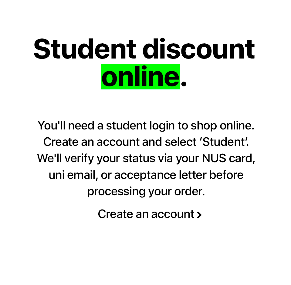 How to claim you student discount online