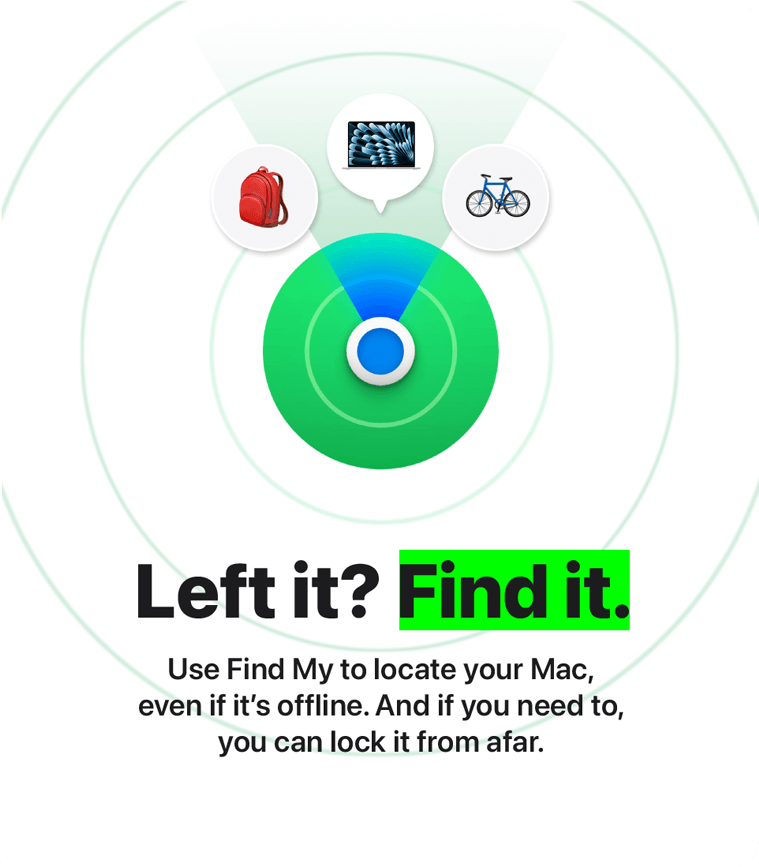 Left it? Find it.