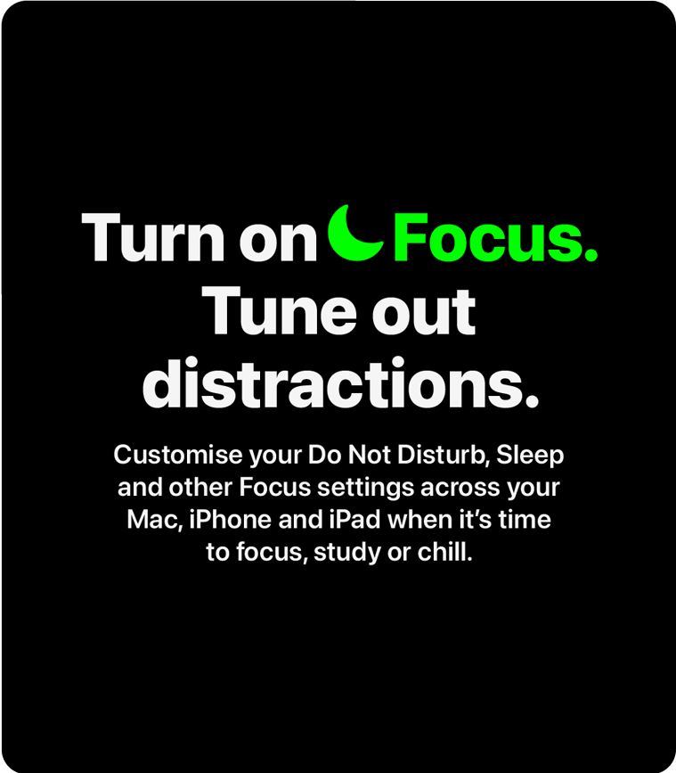 Turn on focus
